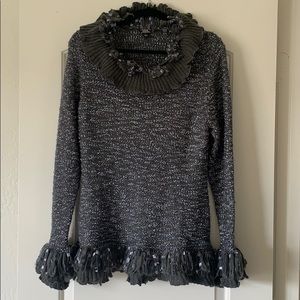 Super Cute Ruffled Sweater